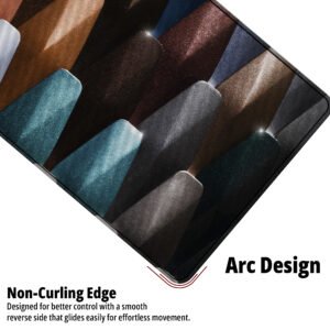 Metallic Spectrum Cones desk mat — multicolour metallic design, available in M, L, XL and XXL sizes.
