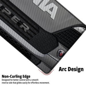 Scania Super Front Grille desk mat — graphite and silver design, available in M, L, XL and XXL sizes.