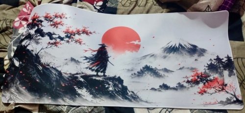 Crimson Ronin Desk Mat photo review