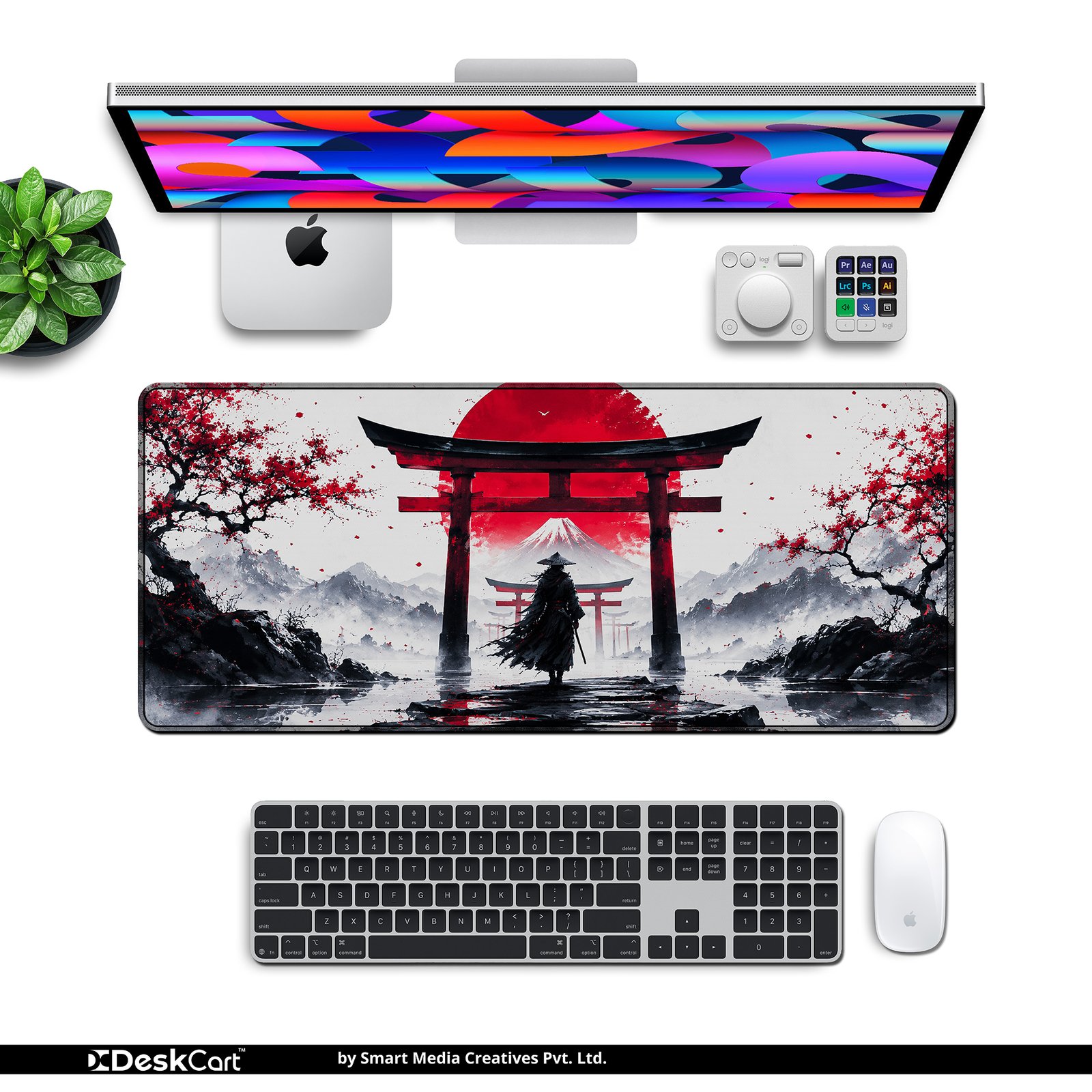Torii Ronin Desk Mat desk mat — black, white and crimson red design, available in M, L, XL and XXL sizes. Torii Ronin Desk Mat desk mat — black, white and crimson red design, available in M, L, XL and XXL sizes.