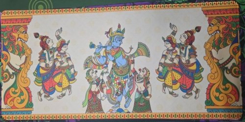 Krishna Pattachitra Desk Mat photo review