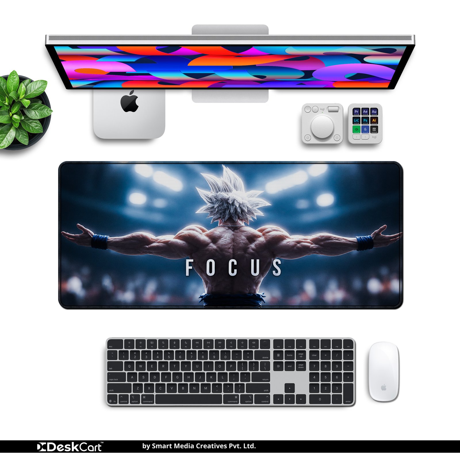 Focus Desk Mat — cool stadium blue and charcoal design, available in M, L and XL sizes. Focus Desk Mat — cool stadium blue and charcoal design, available in M, L and XL sizes.